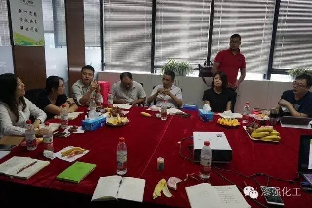 深圳贏想力品牌王老師蒞臨漆強化工參觀指導 深圳贏想力品牌王老師蒞臨漆強化工參觀指導